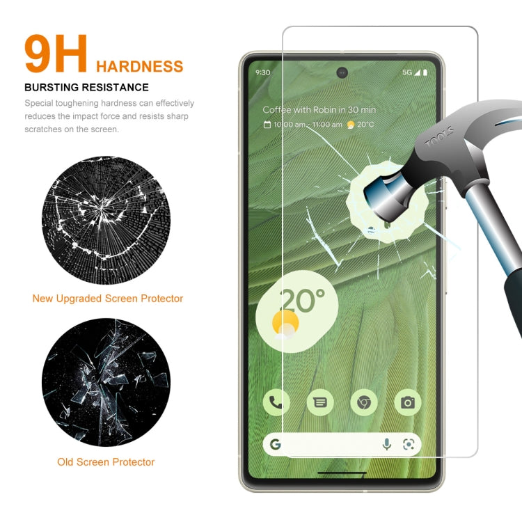 2pcs For Google Pixel 7A ENKAY 0.26mm 9H 2.5D High Aluminum-silicon Tempered Glass Film - free shipping - PMC Jewellery - Order now!