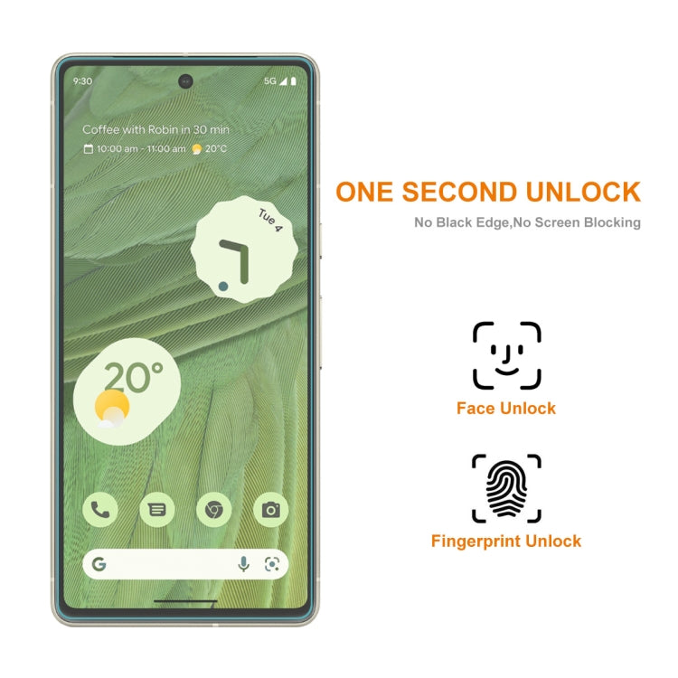2pcs For Google Pixel 7A ENKAY 0.26mm 9H 2.5D High Aluminum-silicon Tempered Glass Film - free shipping - PMC Jewellery - Order now!