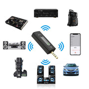 One by Two Lavalier Wireless Noise Reduction Microphone for Phone /  Camera / Laptop / MacBook with 3.5mm Receiver