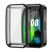 For Huawei Band 10 / 9 / 8 ENKAY Hat-Prince Full Coverage Electroplated Soft TPU Case with Screen Protection(Black)