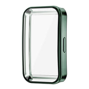For Huawei Band 10 / 9 / 8 ENKAY Hat-Prince Full Coverage Electroplated Soft TPU Case with Screen Protection(Dark Green)