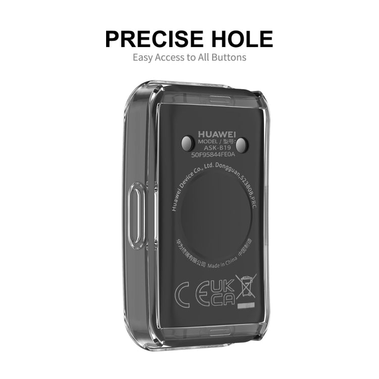 For Huawei Band 8 ENKAY Hat-Prince Full Coverage Transparent Soft TPU Watch Case with Screen Protection
