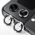 For Samsung Galaxy Z Flip5 ENKAY Hat-Prince 9H Rear Lens Aluminium Alloy Tempered Glass Film(Silver) - free shipping - PMC TechLife - Order now!