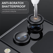 For Samsung Galaxy Z Flip5 ENKAY Hat-Prince 9H Rear Lens Aluminium Alloy Tempered Glass Film(Silver)