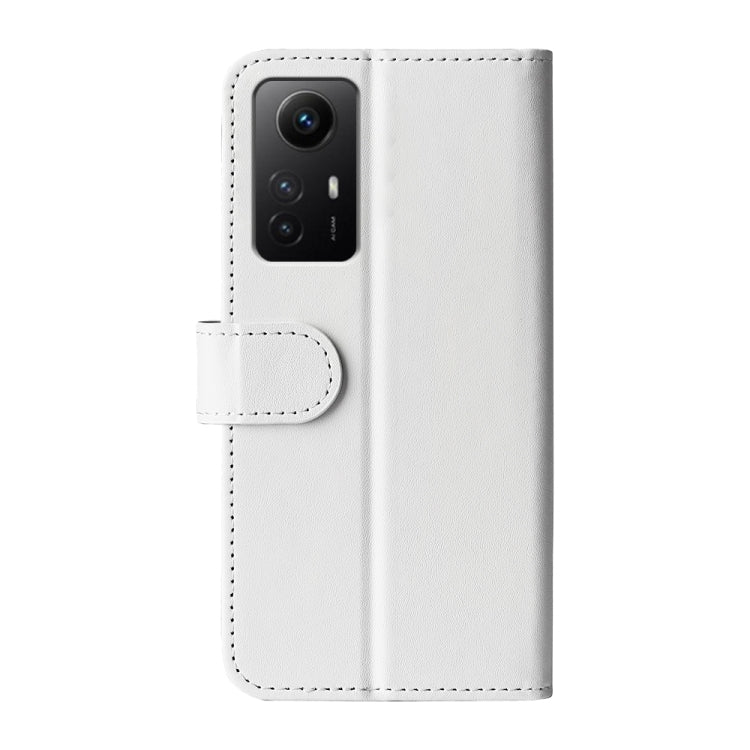 For Redmi Note 12S R64 Texture Horizontal Flip Leather Phone Case(White) - free shipping - PMC TechLife - Order now!