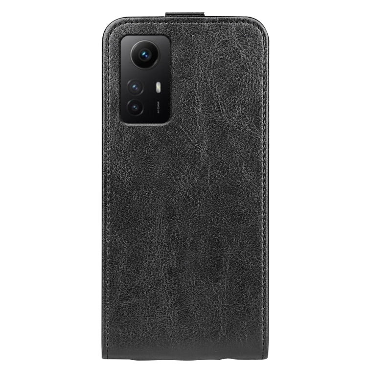 For Redmi Note 12S R64 Texture Single Vertical Flip Leather Phone Case(Black) - free shipping - PMC TechLife - Order now!