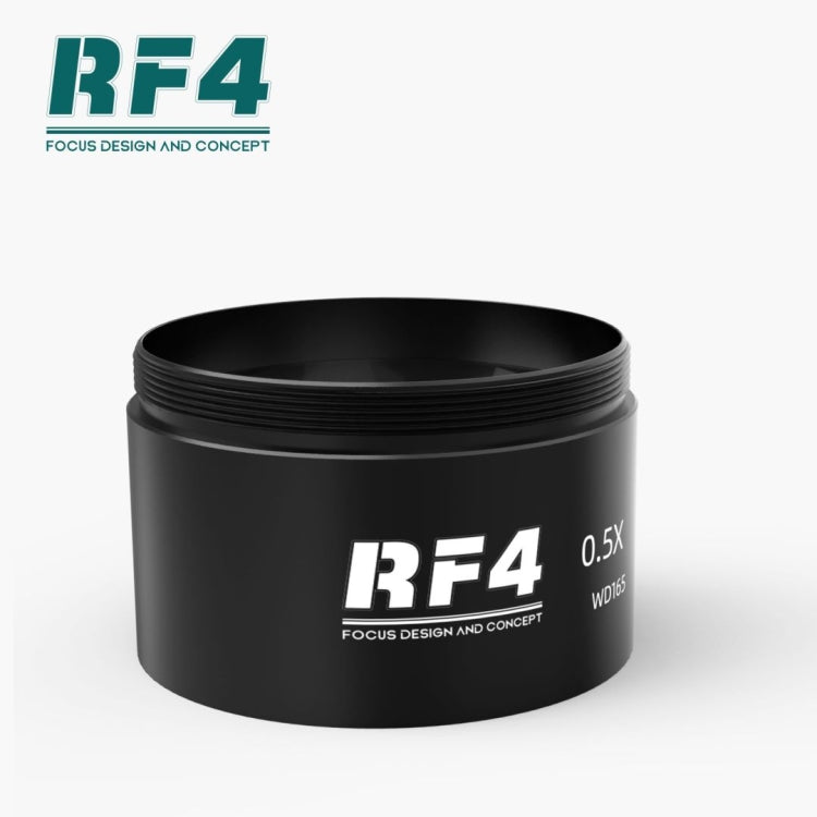 Ten-fold With Scale Microscope Wide-angle Eyepiece, RF4 0.5X microscope multiplier lens:600