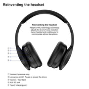 OY712 For Computer Mobile Phone Headset Bass Gaming Noise Cancelling Bluetooth Wireless Headphone