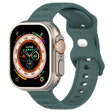 For Apple Watch 4 40mm Reverse Buckle Dot Texture Silicone Watch Band(Olive Green) - Watch Bands by PMC TechLife | Online Shopping South Africa | PMC TechLife