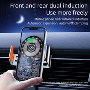 C13 Wireless Car Charger 15W Car Charging Station Automatic Induction Phone Holder Bracket