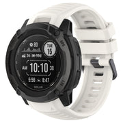 For Garmin Instinct 2X Sports Silicone Replacement Watch Band(White)