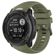Compatible with Garmin Instinct 2X Sports Silicone Replacement Watch Band(Green)