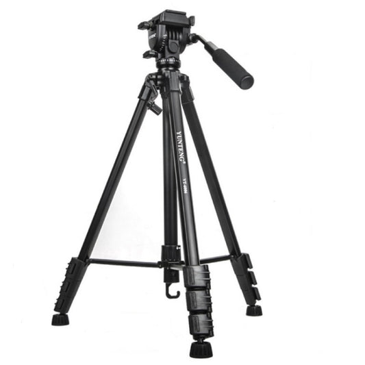 YUNTENG VCT-6006 Professional Hydraulic Head Aluminum Tripod - free shipping - PMC Jewellery - Order now!