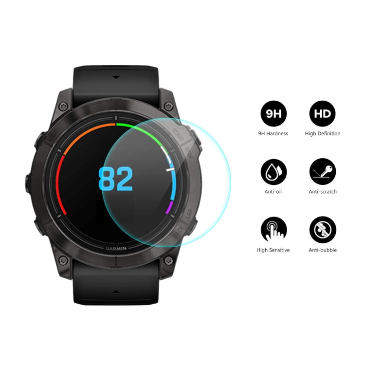 For Garmin Epix Pro Gen 2 51mm 2pcs ENKAY 0.2mm 9H Tempered Glass Screen Protector Watch Film - Screen Protector by ENKAY | Online Shopping South Africa | PMC TechLife