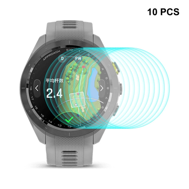 Compatible with Garmin Approach S70 42mm 10pcs ENKAY 0.2mm 9H Tempered Glass Screen Protector Watch Film