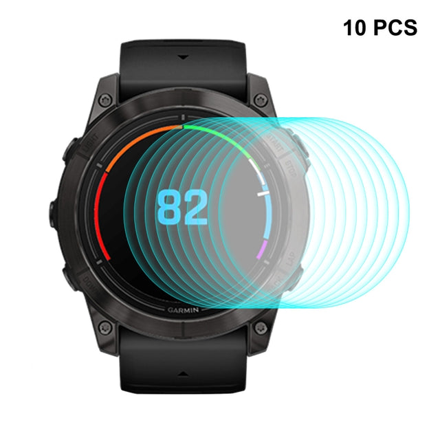 Compatible with Garmin Epix Pro Gen 2 51mm 10pcs ENKAY 0.2mm 9H Tempered Glass Screen Protector Watch Film