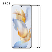 For Honor 90 2pcs ENKAY Hat-Prince Hot Bending Full Coverage Side Glue Tempered Glass Film
