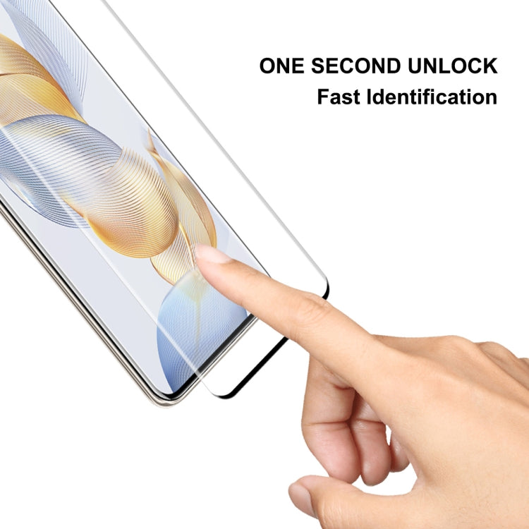 For Honor 90 2pcs ENKAY Hat-Prince Hot Bending Full Coverage Side Glue Tempered Glass Film