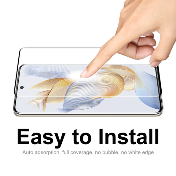 For Honor 90 2pcs ENKAY Hat-Prince Hot Bending Full Coverage Side Glue Tempered Glass Film