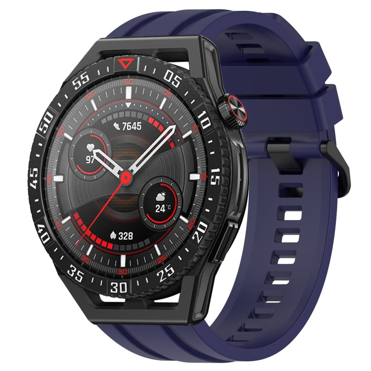 For Huawei Watch GT3 SE Long & Short Sports Solid Color Silicone Watch Band Set(Midnight Blue) - Watch Bands by PMC TechLife | Online Shopping South Africa | PMC TechLife
