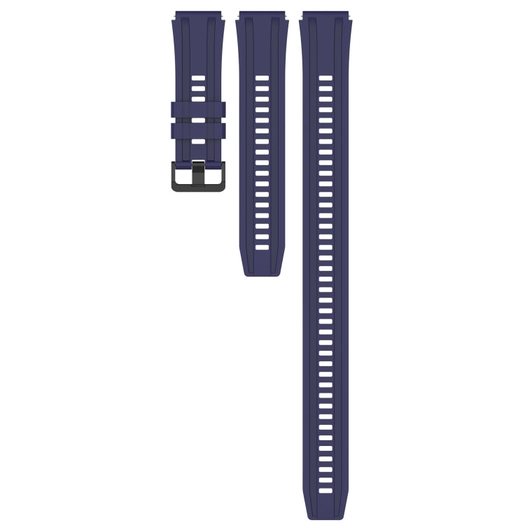 For Huawei Watch GT3 SE Long & Short Sports Solid Color Silicone Watch Band Set(Midnight Blue) - Watch Bands by PMC TechLife | Online Shopping South Africa | PMC TechLife