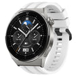 For Huawei Watch 3 Pro Long & Short Sports Solid Color Silicone Watch Band Set(White) - Watch Bands by PMC TechLife | Online Shopping South Africa | PMC TechLife