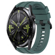 For Huawei Watch GT Runner Long & Short Sports Solid Color Silicone Watch Band Set(Olive Green) - Watch Bands by PMC TechLife | Online Shopping South Africa | PMC TechLife