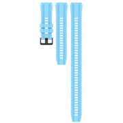 For Huawei Watch Buds Long & Short Sports Solid Color Silicone Watch Band Set(Sky Blue)
