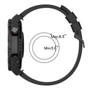 For Huawei Watch GT3 SE Long & Short Sports Solid Color Silicone Watch Band Set(Black)