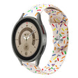 For Samsung Galaxy Watch 5 40 / 44mm Sports Rainbow Dots Silicone Buckle Watch Band(Starlight Color) - Watch Bands by PMC TechLife | Online Shopping South Africa | PMC TechLife