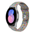 For Samsung Galaxy Watch 42mm Sports Rainbow Dots Silicone Buckle Watch Band(Gray) - Watch Bands by PMC TechLife | Online Shopping South Africa | PMC TechLife | Buy Now Pay Later Mobicred