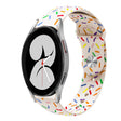 For Samsung Galaxy Gear Sport Sports Rainbow Dots Silicone Buckle Watch Band(Starlight Color) - Watch Bands by PMC TechLife | Online Shopping South Africa | PMC TechLife