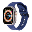 For Apple Watch 2 42mm Ripple Silicone Sports Watch Band(Dark Blue) - Watch Bands by PMC TechLife | Online Shopping South Africa | PMC TechLife