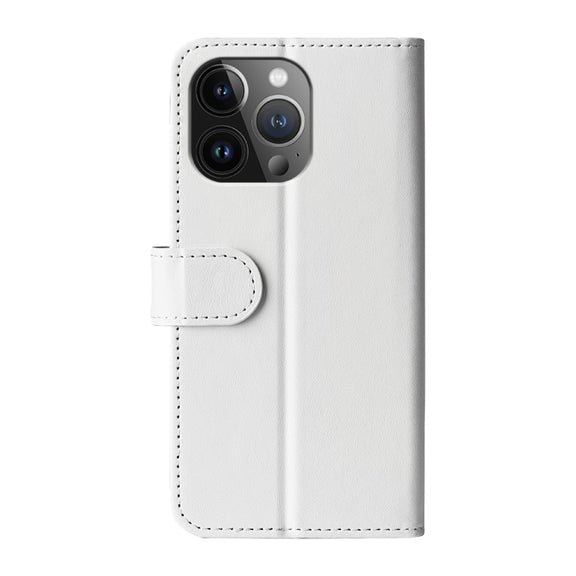 For iPhone 15 Pro Max R64 Texture Horizontal Flip Leather Phone Case(White)