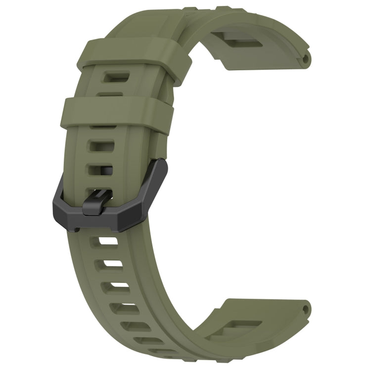 For Amazfit T-Rex Ultra Silicone Sports Watch Band(Dark Green) - Watch Bands by PMC TechLife | Online Shopping South Africa | PMC TechLife
