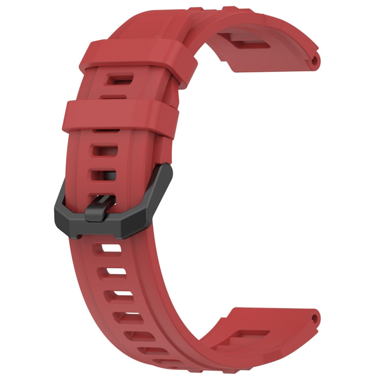 For Amazfit T-Rex Ultra Silicone Sports Watch Band(Red) - Watch Bands by PMC Jewellery | Online Shopping South Africa | PMC Jewellery | Buy Now Pay Later Mobicred