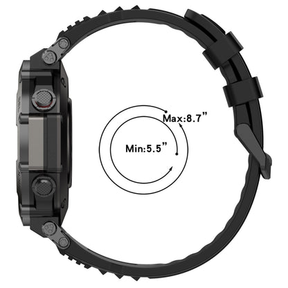 For Amazfit T-Rex Ultra Silicone Sports Watch Band(Red) - Watch Bands by PMC Jewellery | Online Shopping South Africa | PMC Jewellery | Buy Now Pay Later Mobicred