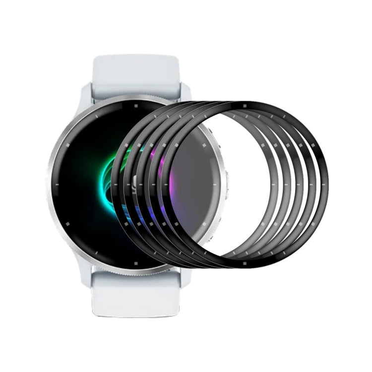 Compatible with Garmin Venu 3 5pcs ENKAY 3D Full Coverage Soft PC Edge + PMMA HD Screen Protector Film - Screen Protector by ENKAY | Online Shopping South Africa | PMC Jewellery | Buy Now Pay Later Mobicred