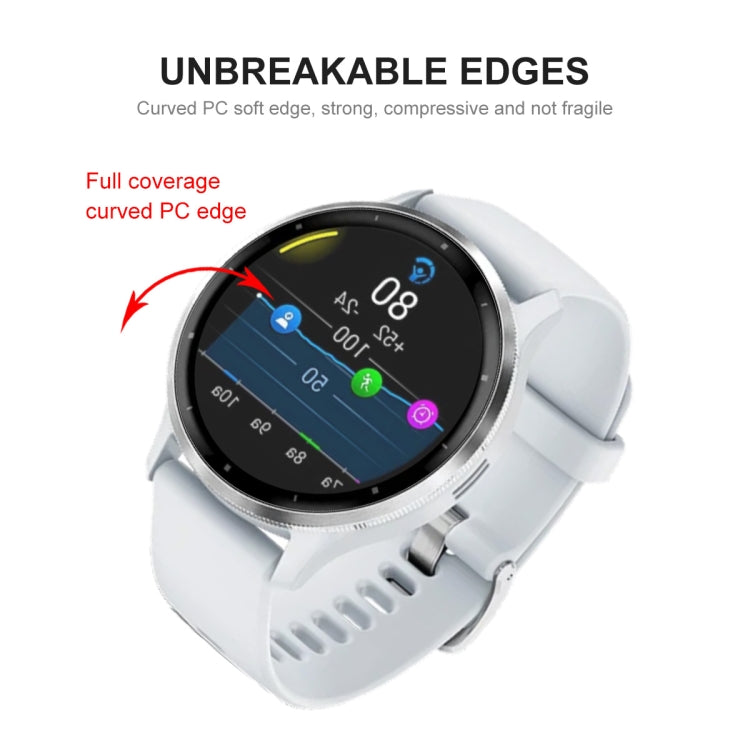 Compatible with Garmin Venu 3 5pcs ENKAY 3D Full Coverage Soft PC Edge + PMMA HD Screen Protector Film - Screen Protector by ENKAY | Online Shopping South Africa | PMC Jewellery | Buy Now Pay Later Mobicred