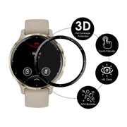 Compatible with Garmin Venu 3S 5pcs ENKAY 3D Full Coverage Soft PC Edge + PMMA HD Screen Protector Film