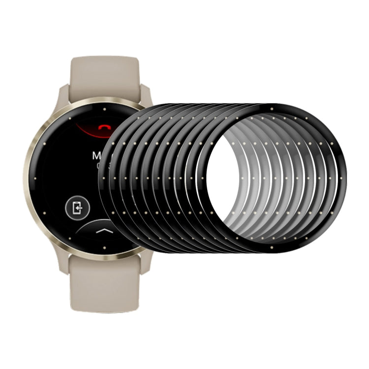 For Garmin Venu 3S 10pcs ENKAY 3D Full Coverage Soft PC Edge + PMMA HD Screen Protector Film - Screen Protector by ENKAY | Online Shopping South Africa | PMC TechLife | Buy Now Pay Later Mobicred