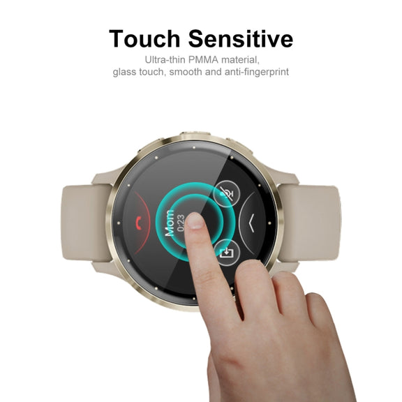 For Garmin Venu 3S 10pcs ENKAY 3D Full Coverage Soft PC Edge + PMMA HD Screen Protector Film