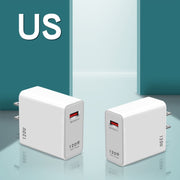 120W USB Super Fast Charging Charger, Plug Size:US Plug