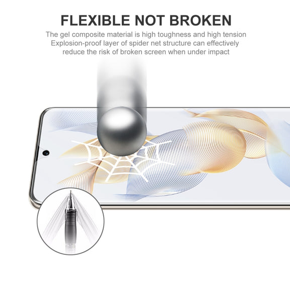 For Honor 90 / Huawei P60 / P60 Pro ENKAY Hat-Prince Full Glue Coverage Soft Explosion-proof Hydrogel Film