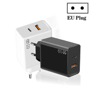 GaN PD48W Type-C PD3.0 + USB3.0 Notebook Adapter for MacBook Series ，EU Plug(White)