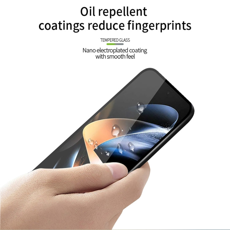 For Samsung Galaxy Z Fold5 PINWUYO 9H 2.5D Full Screen Tempered Glass Film(Black)