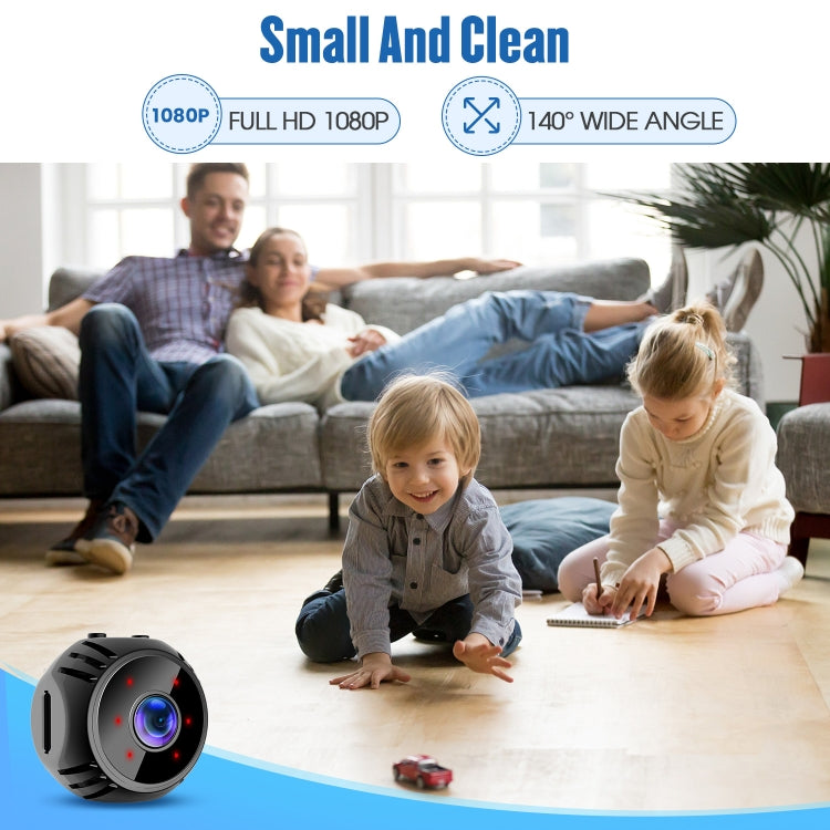 W8 Mini Camera HD 1080P Night Vision Battery Video Surveillance Wifi Smart Home Camera(Black) - free shipping - PMC TechLife - Order now!