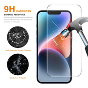 For iPhone 15 10pcs ENKAY 0.26mm 9H 2.5D High Aluminum-silicon Tempered Glass Film