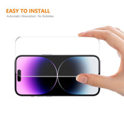 For iPhone 15 Pro 10pcs ENKAY 0.26mm 9H 2.5D High Aluminum-silicon Tempered Glass Film