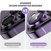 For iPhone 15 Pro / 15 Pro Max ENKAY AR Anti-reflection Camera Lens Glass Full Film(Silver)